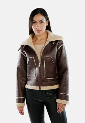 Faux Shearling Lined Jacket