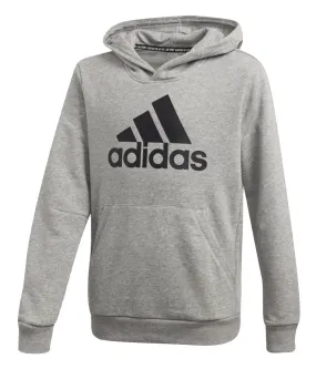 ADIDAS KIDS YB MH BADGE OF SPORT PO HOODIE - GREY