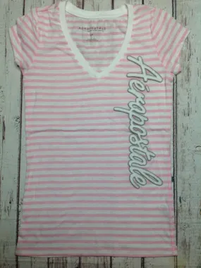 Aeropostale LIGHT PINK & WHITE Top