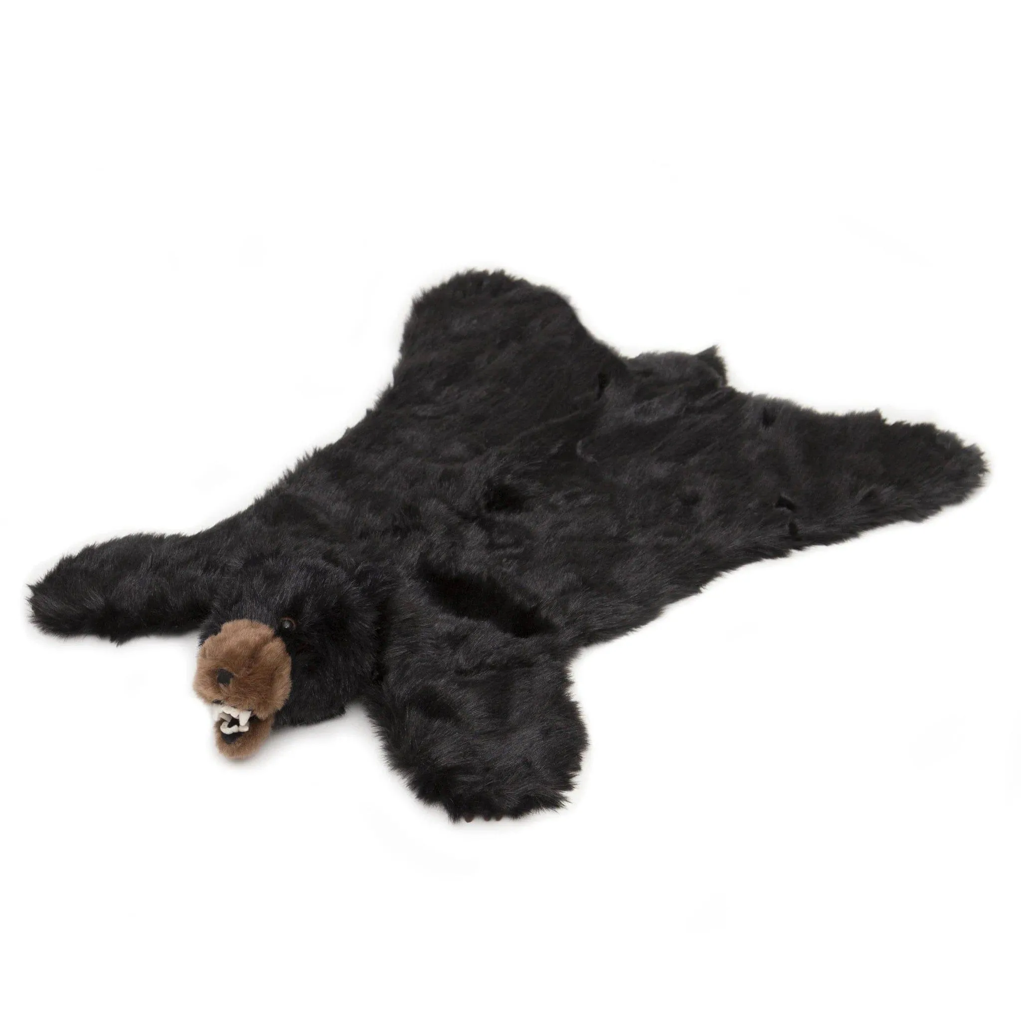 Baloo Black Bear Kids Plush Rug (LG)