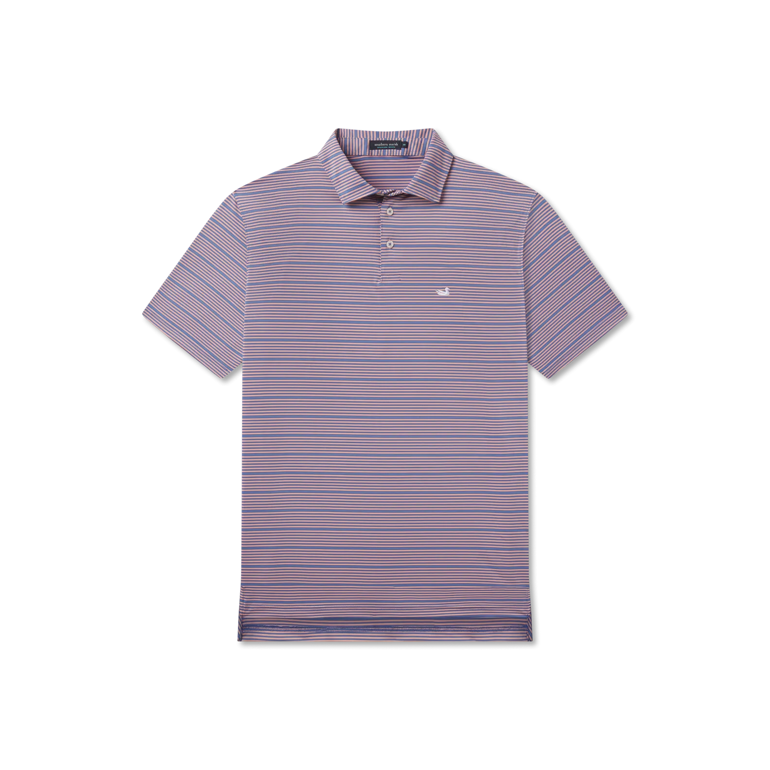 Bermuda Performance Polo - Chenier Stripe