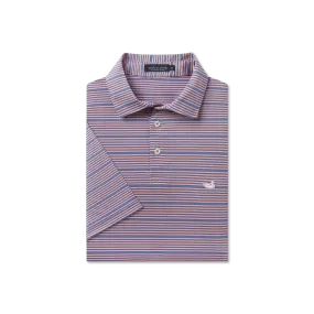 Bermuda Performance Polo - Chenier Stripe