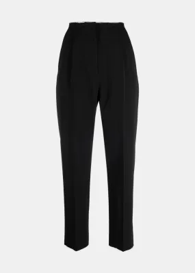 Black Cropped Trousers