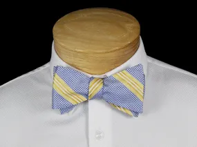 Boy's Bow Tie 22541 Blue/Yellow Stripe