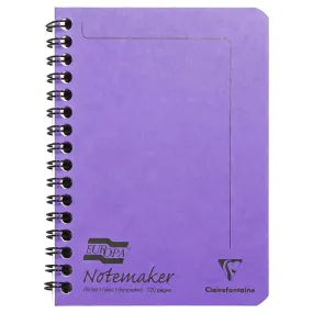 Clairefontaine Europa A6 Notemaker Lilac Notebook