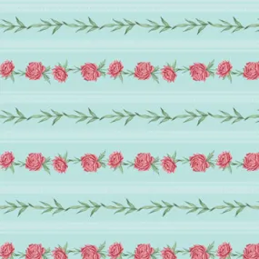 Cottage Market Stripe Aqua