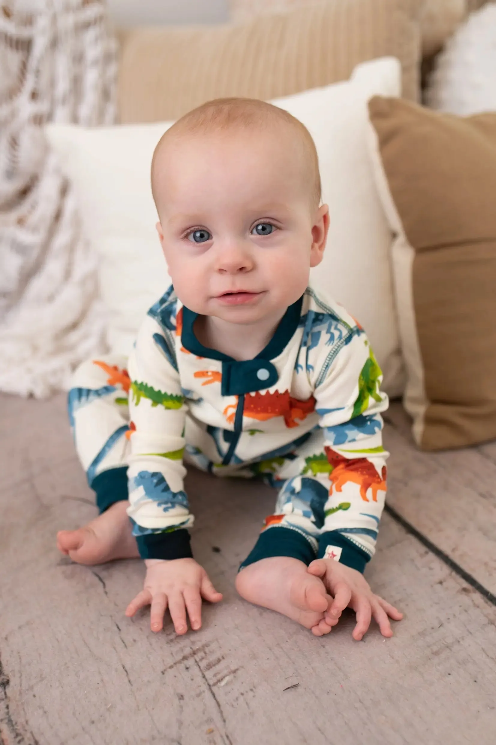 Dino Park Organic Cotton Coverall | Hatley