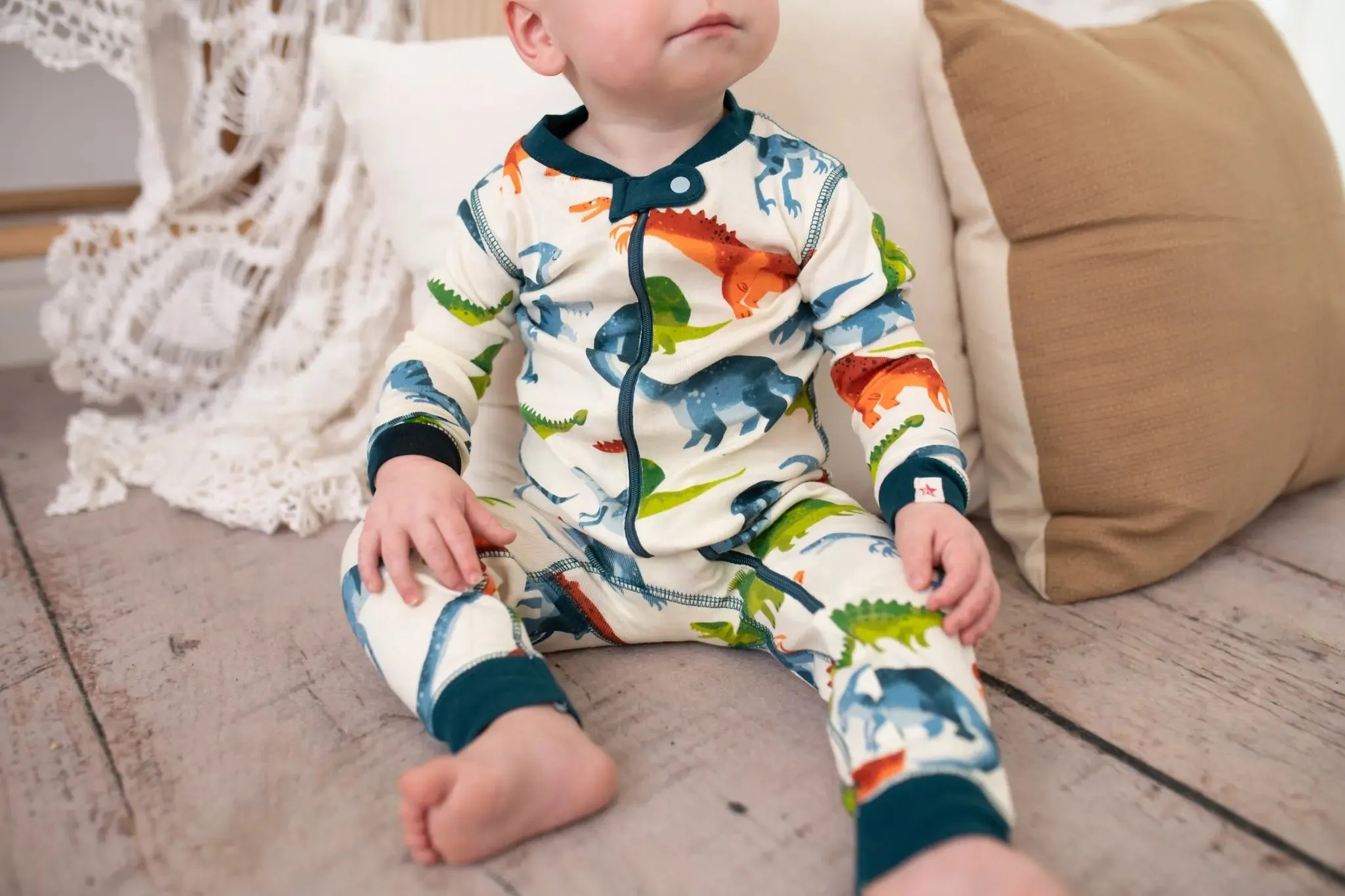 Dino Park Organic Cotton Coverall | Hatley