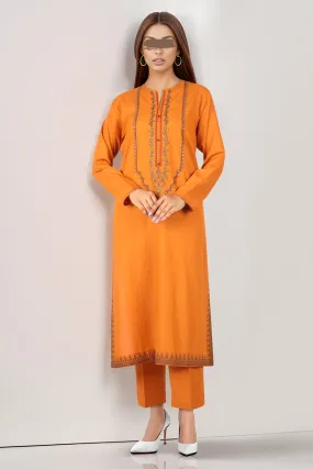 Embroidered Cotton Jacquard Stitched 2 Piece (Shirt/Trouser)