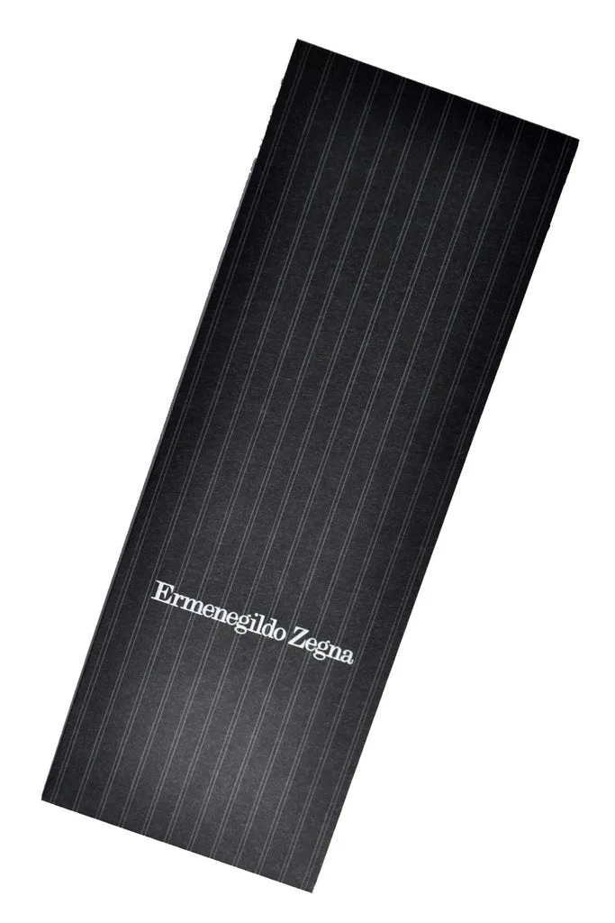 Ermenegildo Zegna Tie Navy Blue Stripes