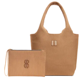 medium - Buckthorn Stripe Tote With Pouch