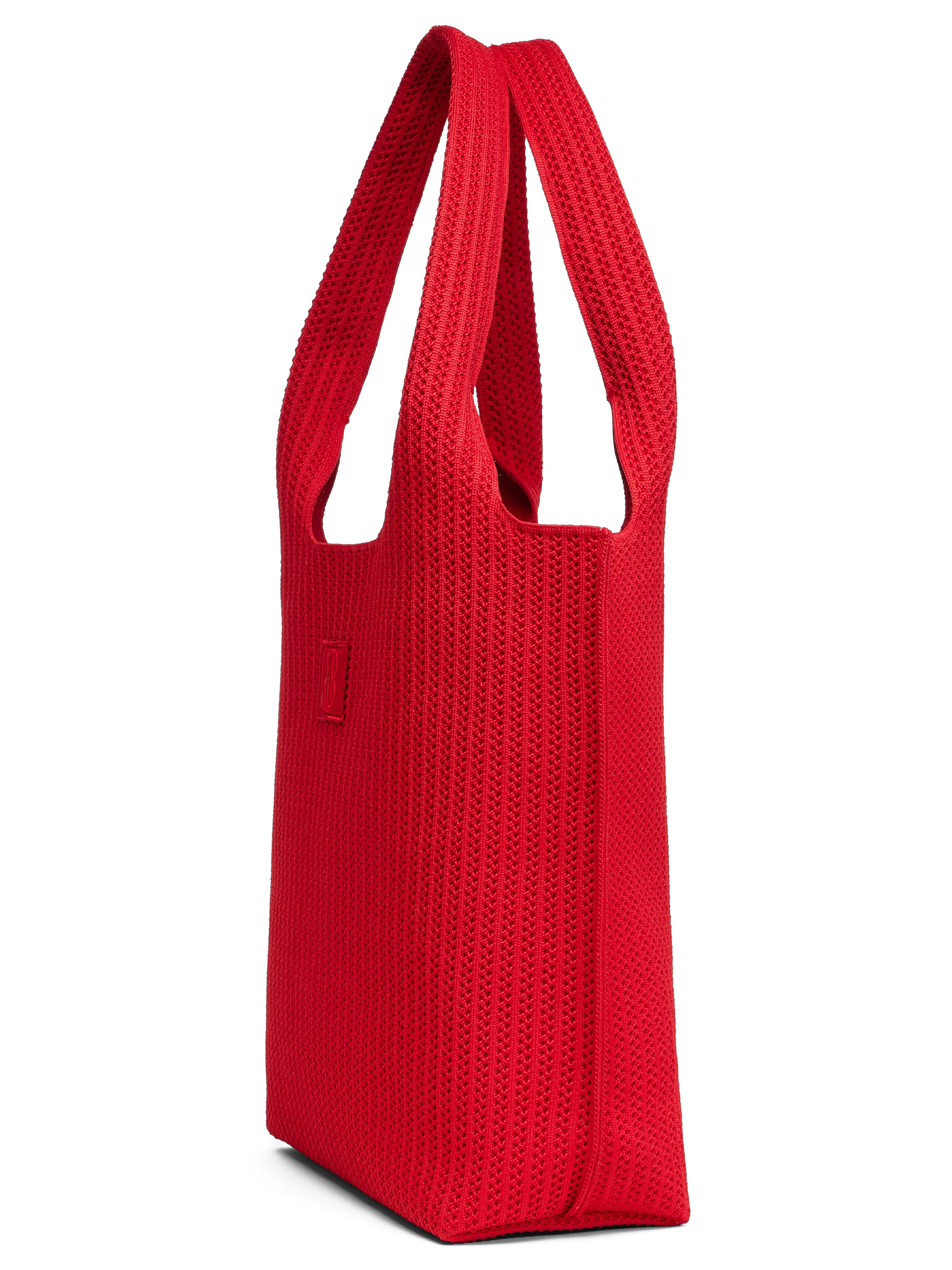 Medium - Red Stripe Tote With Pouch