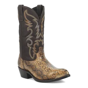 MONTY SNAKE PRINT BOOT