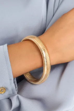 Showing Up Gold Bracelet