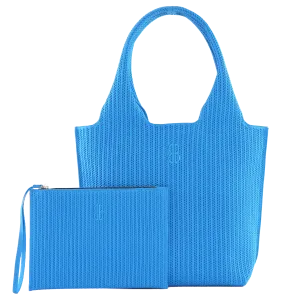 Sutton City Tote - Blue Stripe - Medium